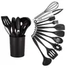 Conjunto de Utensílios de Cozinha de Silicone Tudo-Incluso de 11 Peças Espátula de Silicone Raspador para Assar Espátula para Creme de Bolo Utensílios para Assar Suprimentos de Cozinha