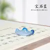 Suporte para pincéis de esmalte colorido Lanzhai suporte para canetas montanha de canetas prato para lamber tinta régua criativa peso de papel caligrafia caneta de caligrafia estudo quatro tesouros