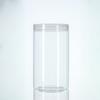 Frasco de plástico transparente redondo alimentos selado PET doces frasco de biscoito de frutas Embalagem de alimentos Snack Storage Jar