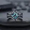 Nuevos Productos Europeos y Americanos de Venta Caliente Transfronterizos, Anillos de Venta Caliente, Anillos para Mujer, Retro, Exagerados, Simples, Anillos Personalizados para Mujer al por Mayor