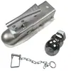 Conector de capa de reboque tampa da cabeça da bola de reboque tampa de cobertura acessórios de modificação de RV iate pino anti-perda
