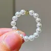 Anillos de Diseño de Perlas Shijia Blanco Frío de Alta Calidad para Otoño e Invierno