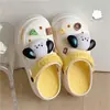 Sandálias Croc Femininas de Verão Dopamina DIY Calçados Outerwear Solado Macio Estudante Plataforma Antiderrapante Baotou Estudantes Sandálias Fofas