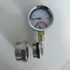 Coletor de piso radiante de 1 polegada 1,2 polegada com medidor de temperatura e manômetro medidor de piso radiante medidor de temperatura e pressão de aquecimento medidor de aquecimento