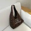 Bolsa de ombro cruzada texturizada versátil de bolinhas para mulheres, estilo casual de alta qualidade, bolsa de ombro única, bolsa de mão de moda nicho, bolsa tote