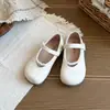 Zapatos de Moda para Niñas Primavera 2026 Estilo Coreano Princesa Suela Suave Punta Redonda Zapatos de Piel Calzado Infantil Venta al por Mayor