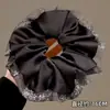 Nuevo Scrunchie de Estampado de Leopardo para Mujer Accesorio de Cabello de Alta Gama Lazo Doble para el Cabello de Otoño para Mujer Sujetador de Cola de Caballo Scrunchie
