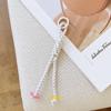 Cordón de pulsera corto para teléfono móvil, personalizado, portátil, con diseño de arcoíris, para hombre y mujer, llavero antipérdida, cadena colgante para teléfono móvil.
