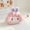 Bolsa de Cosméticos de Peluche de Dibujos Animados, Neceser Portátil de Viaje, Bolsa de Almacenamiento Multifuncional de Gran Capacidad, Estuche de Lápices de Papelería para Estudiantes