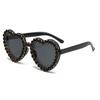 Otoño 2023 Nuevas Gafas de Sol Europeas y Americanas Amor Diamante Gafas Moda Gafas de Sol Corazón de Durazno Gafas de Sol de Mujer