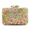 Bolsa de Strass Transfronteiriça Bl005 Selecionada Cuidadosamente, Bolsa de Jantar de Cristal Metálico Recortado, Bolsa de Diamantes para Exportação, Bolsa Clutch Feminina