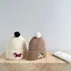 Gorro de Lana Infantil de Perro Salchicha Coreano Otoño e Invierno Niños y Niñas Bebé Dibujos Animados Gorro Tejido Personalizado Moderno Gorro al por Mayor