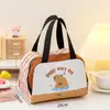 Bolsa Térmica para Marmita para Estudantes e Trabalhadores de Escritório, Bolsa de Almoço, Bolsa Térmica, Bolsa de Mão com Folha de Alumínio Espessa, Bolsa Térmica Fofa para Marmita