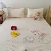 Colchoneta de látex de dibujos animados Clase A de tres piezas colchoneta de seda helada colchoneta refrescante colchoneta para aire acondicionado verano dormitorio colchoneta suave lavable a máquina