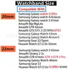 Para Correa de Huawei Watch Jiaming garmin Ajustable Elástica Hebilla de Nylon 22mm Correa Samsung 20mm