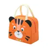 Bolsa para Fiambrera Estéreo 3D, Linda Bolsa de Almuerzo de Dibujos Animados para Estudiantes, Práctica Bolsa Bandolera de Almacenamiento Aislada Bolsa para Fiambrera