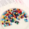 Cuentas Redondas de Acrílico de Colores con Agujero Recto Cuentas Sueltas para Pulseras Hechas a Mano DIY Accesorios de Joyería Material Versátil Bolsa
