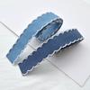 Cinturón de mezclilla con borde de gancho de 2.5 cm Cinturón de tela Cinta Accesorios para el cabello hechos a mano Sombrerería Material para horquillas DIY Lazo casero