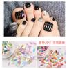 Manicure Jóias Olho de Cavalo Lantejoulas Glitter Amor Gotas de Água Colorido Coreano Japonês Peixe Cor Mágica Adesivos de Unhas Cor Mix