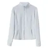 Cardigan de Polar con Hueso de Pescado Adelgazante Ollie para Mujer, Sudadera con Capucha y Cremallera de Cuello Alto, Ropa Exterior Versátil, Top Cálido de Polar que Favorece la Figura