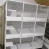 Gaiola para Gatos Gaiola de Criação Três Andares Pet Shop Gaiola para Gatos de Madeira Maciça Espaço Livre Casa Interior Armário para Gatos de Dois Andares Gatil