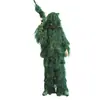 Traje Verde Traje de Camuflaje Traje de Combate en la Jungla Traje Ghillie Real para Exteriores Traje Invisible de Bosque Traje de Caza de Malla