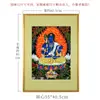 Buda Yuan Hui Nepal Pintado à Mão "Rei Imóvel Ming" Thangka Pintura de Parede Entrada do Estudo Pintura Decorativa
