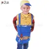 Disfraz Infantil de Halloween Día del Niño Disfraz Cosplay Infantil Bombero Policía Ingeniería Disfraz Herramientas Disfraz Chef 0966