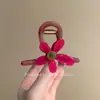 Pin de Pinza de Tiburón de Mezclilla con Lazo Simple Estilo Ins Coreano para Mujer 2025 Nuevo Pinza para el Cabello de Gama Alta Dongdaemun