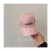 26 Nueva Colección de Primavera Estilo Coreano Gorra de Béisbol Bordada con Letra para Niños Simple y Elegante para Niños y Niñas Todas las Estaciones Gorra de Algodón Puro con Visera de Pato