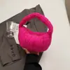 Mini Bolso Nube Coreano Acolchado 2024 Nuevo Bolso de Plumas Simple Bolso de Mano Mini Bolso Pequeño Bolso para Teléfono Móvil