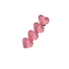2024 Nuevo Pasador de Amor para el Cabello para Mujer Lindo Rosa Lateral Pinza para Flequillo Pequeño Adorno para la Cabeza Pasador Dopamina