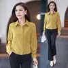 Camisa de Manga Larga para Mujer 2026 Primavera y Otoño Nuevo Estilo Adelgazante y Elegante Top Casual con un Diseño Elegante y Sencillo Camisa de Moda