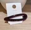 Corea del Sur Dongdaemun Accesorios para el Cabello Súper Brillante Clip BB de Pedrería Celebridad de Internet Tamaño Grande Retro Simple Flequillo Pinza Lateral Tocado Venta al por Mayor