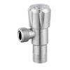 Válvula Tripla de 4 Pontos Válvula de Interruptor de Água Quente e Fria Totalmente de Cobre para Aquecedor de Água de Banheiro, Válvula Angular de Aço Inoxidável 304 com Núcleo de Cobre e Corpo Pesado