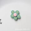 Accesorios de resina, pequeña flor de cinco pétalos, parche para carcasa de teléfono móvil, material de producción DIY, taza, caja de pasta de dientes, pegatinas para coche