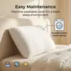 Almohada de pan Amazon con núcleo de espuma viscoelástica de rebote lento para ayudar a dormir, almohada de memoria, almohada de soporte para el cuello, venta al por mayor para hoteles