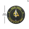 Operación Delta Garra Insignia de Velcro Periférica Serie Táctica para Exteriores Brazalete Insignia de Mochila Insignia de Moral