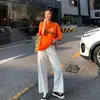 Jeans de pierna ancha para mujer petite, rectos y holgados, adelgazantes, de cintura alta, con caída, pantalones largos hasta el suelo para primavera y verano, nuevo modelo 2026