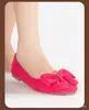 2026 Zapatos Planos de Moda Más Vendidos para Mujer con Boca Baja y Suelas Suaves, Cómodos para Uso Prolongado, Ante Ligero con Lazo Grande, Zapatos Planos