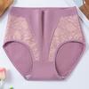 Ropa interior de algodón puro de talla grande para mujer, ropa interior de mujer para madres de mediana edad, ropa interior de mujer para cintura alta, ropa interior antibacteriana para mujer con contracción abdominal