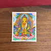 Gran Venta Tanka Tibetano Nepalí Puro Pintado a Mano del Bodhisattva Ksitigarbha Núcleo de Tarjeta 4*5