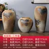Vaso de Flores Secas Estilo Qui-Ji Preto Marrom Retrô Galhos Secos Vaso de Lótus Cerâmica Decorações para Casa