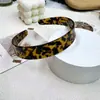 Nueva Diadema de Leopardo Ancha Estilo Coreano Moda Versátil Retro Pinza para el Cabello Diadema Sensación de Alta Gama Pinza Antideslizante para el Cabello Venta al por Mayor