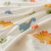 Sábanas de Gasa de Doble Capa de Verano Pieza Única Grado A Grado Materno e Infantil Dormitorio No Algodón Algodón Puro Sábanas Individuales Funda de Almohada Juego de Tres Piezas
