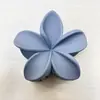 Oufile Europeu e Americano Transfronteiriço Fosco Plumeria Presilha de Cabelo Feminina Férias Coque Presilha Tubarão Grampo de Cabelo Acessórios de Cabelo Atacado