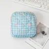 Bolsa de cosméticos de viaje clásica Love Wash con diseño de fresa, melocotón, corazón y flor, bolsa de almacenamiento de algodón para lápiz labial, bolso para mujer.