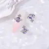 Transfronterizo Reina Madre Occidental Planeta Arte de Uñas Aleación Joyería Brillante Multicolor Lujo Ligero Diamante Saturno Usar Pegatina para Uñas