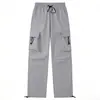 Pantalones de Trabajo de Calle Estilo Americano para Hombre de Comercio Exterior Transfronterizo, Nuevos de Primavera Modernos de Corte Holgado tipo Jogger Casual de Pierna Ancha Largos Venta al por Mayor