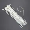 Mingshangjia Lazos de Nylon Autocierre Lazos de Plástico para Cables Lazos para Atar Cables Venta al por Mayor Tiras de Bloqueo de Plástico Blanco